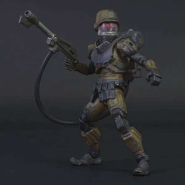 Super7 The Worst^Acid Rain Reaction Figures W1 - Cortex Commander Flame Trooper Marine