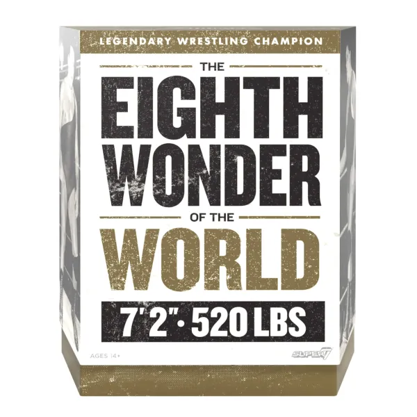 Super7 Andre The Giant^Andre The Giant Ultimates! Figure - Black Singlet