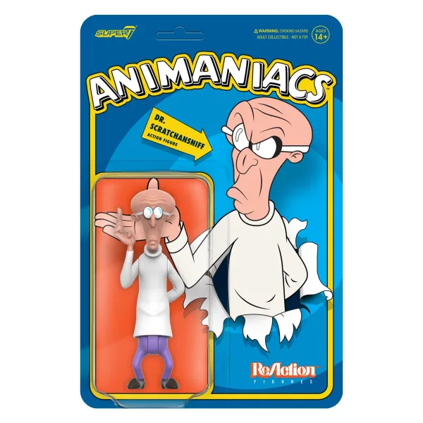 Super7 Animaniacs^Animaniacs Reaction Figures Wave 1 - Dr. Scratchansniff