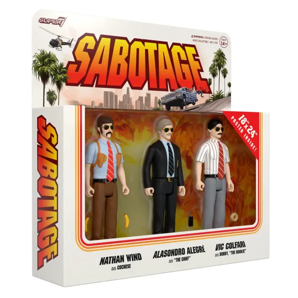 Super7 Beastie Boys^Beastie Boys Reaction Figures Wave 03 - Sabotage 3Pk