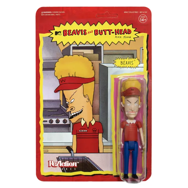 Super7 Beavis And Butt-Head^Beavis And Butt-Head Reaction Figure - Burger World Beavis