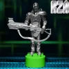 Super7 Rza^Bobby Digital Reaction Figures Wave 03 - Bobby Digital (Metallic Silver W/ 45 Adaptor)