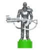 Super7 Rza^Bobby Digital Reaction Figures Wave 03 - Bobby Digital (Metallic Silver W/ 45 Adaptor)