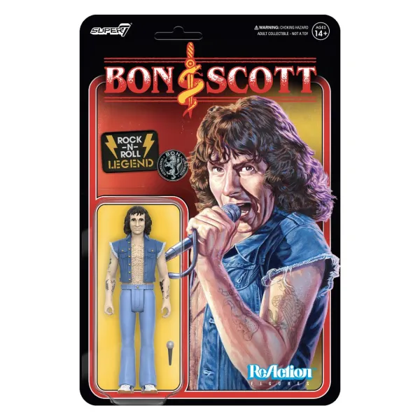 Super7 Bon Scott^Bon Scott Reaction Figures Wave 01 - Bon Scott