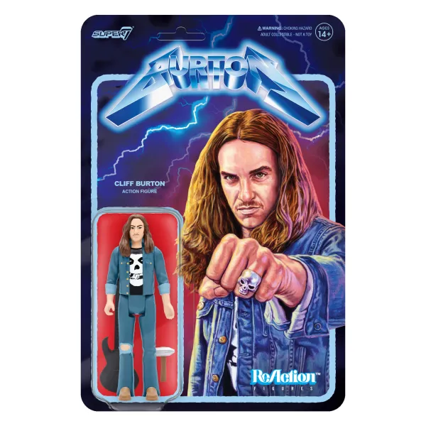Super7 Cliff Burton^Cliff Burton Reaction Figure
