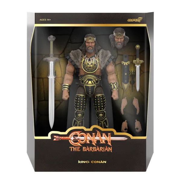 Super7 Conan The Barbarian^Conan The Barbarian Ultimates! Wave 4 - King Conan And Throne