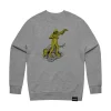 creature_model_kit_crewne_0.webp Super7 Universal Monsters^Creature Model Kit Crewneck Heather Gray Fleece