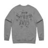 creature_model_kit_crewne_1.webp Super7 Universal Monsters^Creature Model Kit Crewneck Heather Gray Fleece