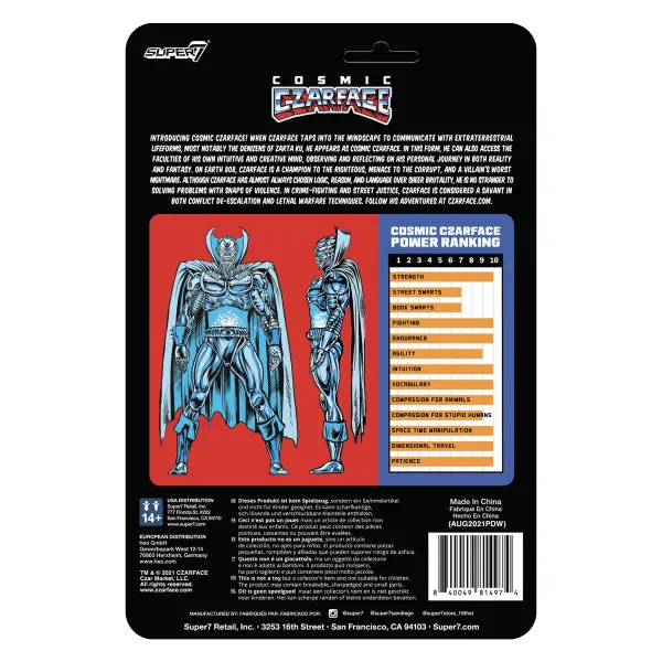 Super7 Czarface^Czarface Reaction Figure - Cosmic Czarface