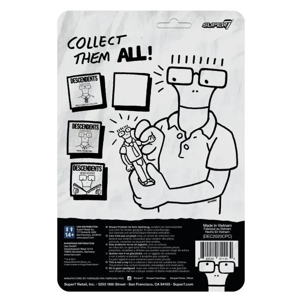 Super7 Descendents^Descendents Reaction Figure - Milo (Cool To Be You)