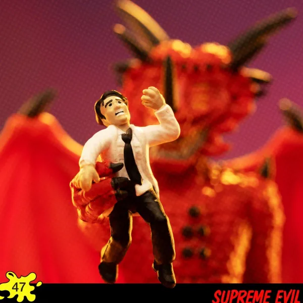 Super7 Dinosaurs Attack^Dinosaurs Attack Reaction Figures Wave 01 - Supreme Evil (Red)