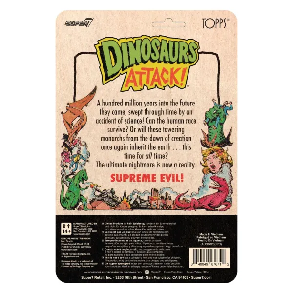Super7 Dinosaurs Attack^Dinosaurs Attack Reaction Figures Wave 01 - Supreme Evil (Red)