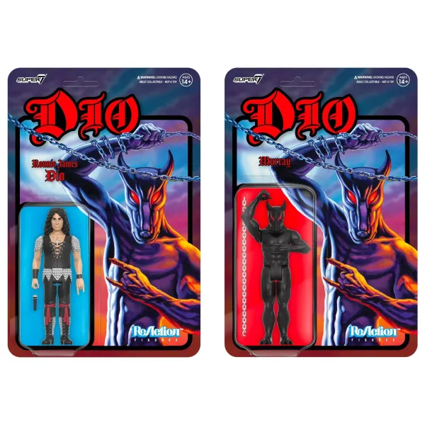 Super7 Dio^Dio Reaction Figures - Ronnie James Dio & Murray
