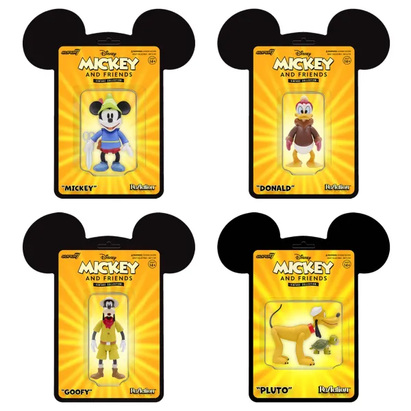 Super7 Disney^Disney Reaction Figures - Vintage Collection Wave 1 - 4 Figure Set