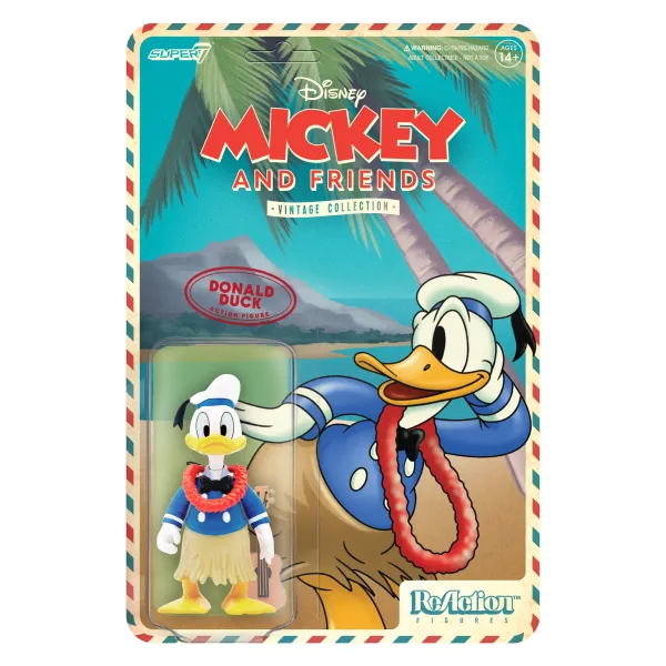 Super7 Disney^Disney Reaction Figures - Vintage Collection Wave 2 - Donald Duck (Hawaiian Holiday)