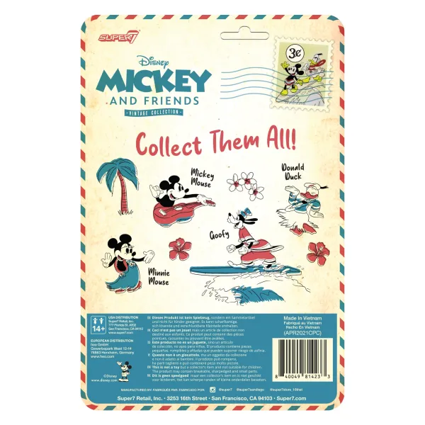 Super7 Disney^Disney Reaction Figures - Vintage Collection Wave 2 - Donald Duck (Hawaiian Holiday)