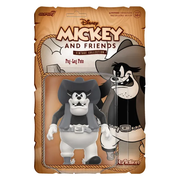 Super7 Disney^Disney Reaction Figures Wave 3 - Vintage Collection - Peg-Leg Pete
