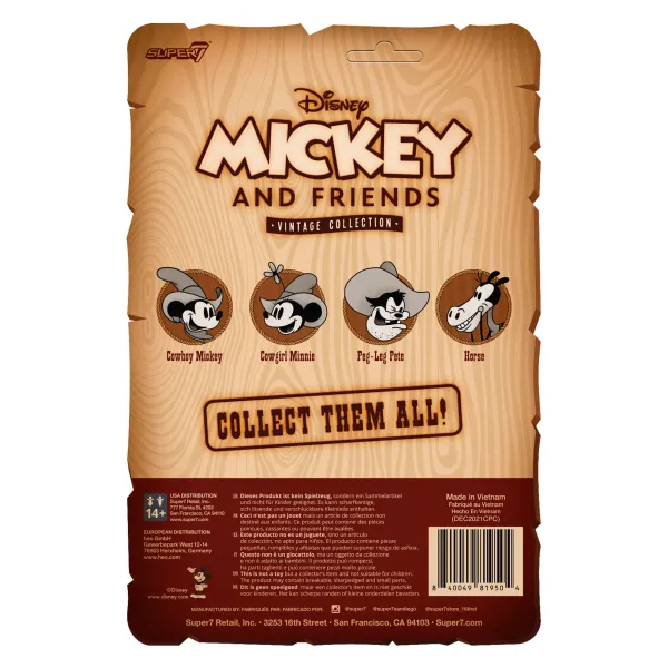 Super7 Disney^Disney Reaction Figures Wave 3 - Vintage Collection - Peg-Leg Pete