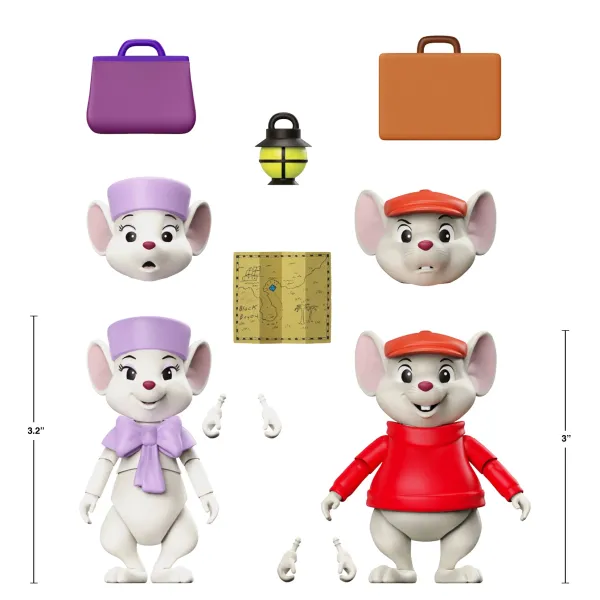 Super7 Disney^Disney Ultimates W5 - Bernard & Bianca