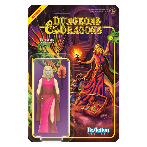 Super7 Dungeons & Dragons^Dungeons & Dragons Reaction Wave 1 - Sorceress, Basic Box Set