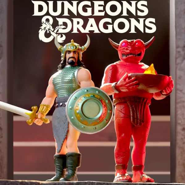 Super7 Dungeons & Dragons^Dungeons And Dragons Reaction Figures Wave 03 - Formidable Fighter & Sacred Statue (Player'S Handbook)