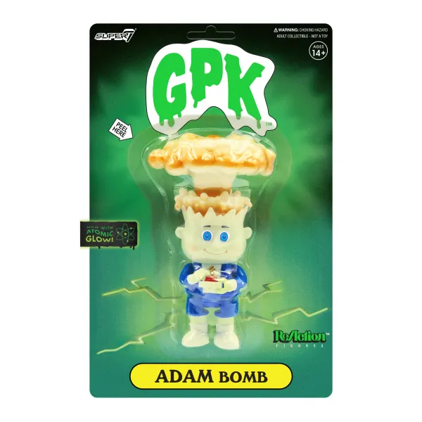 Super7 Garbage Pail Kids^Garbage Pail Kids Reaction Figure - Adam Bomb (Glow)