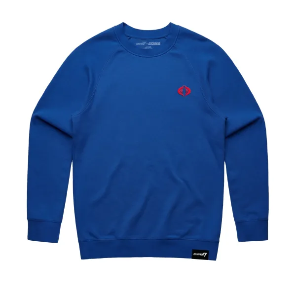 Super7 G.I. Joe^G.I. Joe - Cobra Logo Embroidered Crewneck Fleece