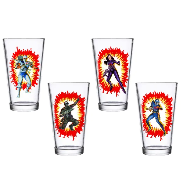 Super7 G.I. Joe^G.I. Joe Drinkware - Set Of 4