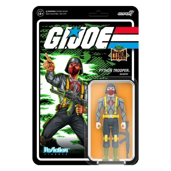Super7 G.I. Joe^G.I. Joe Reaction - Python Patrol Cobra Trooper Ak (Pink)
