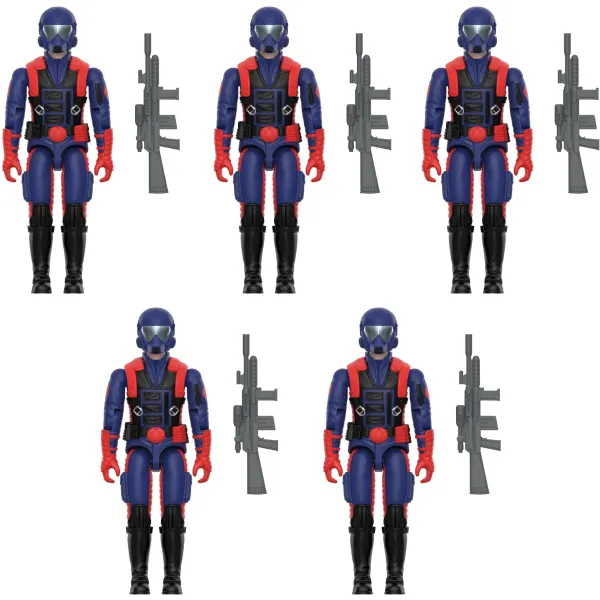 Super7 G.I. Joe^G.I. Joe Reaction Figures Cobra Mothership - 5Pk Add-On (Cobra Viper Gunner O-Ring)