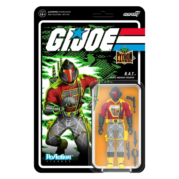 Super7 G.I. Joe^G.I. Joe Reaction Figures Wave 6 - Python Patrol Cobra B.A.T.