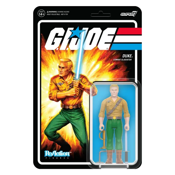 Super7 G.I. Joe^G.I. Joe Reaction Figures Wave 5 - Duke (Combat Gladiator)