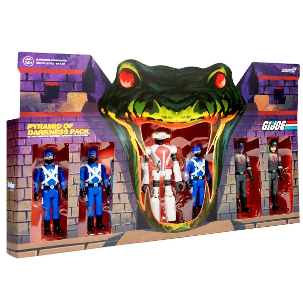 Super7 G.I. Joe^G.I. Joe Reaction Figures Wave 4B - Snakelings Box Set