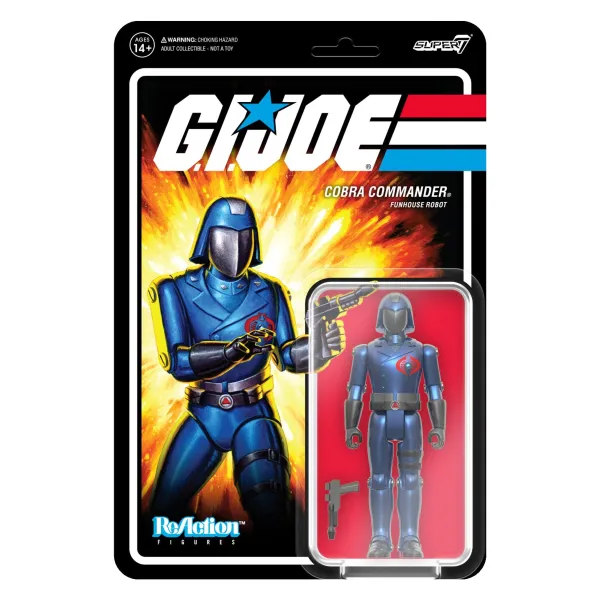 Super7 G.I. Joe^G.I. Joe Reaction Figures Wave 7 - Cobra Commander (Funhouse Robot)