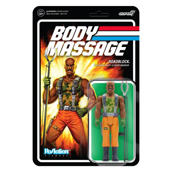 Super7 G.I. Joe^G.I. Joe Reaction Figures Wave 3 - Roadblock Psa