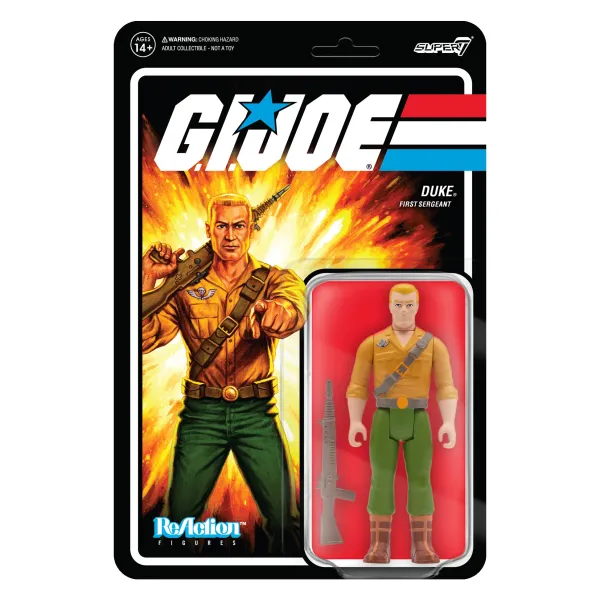 Super7 G.I. Joe^G.I. Joe Reaction Figures Wave 2 - Duke