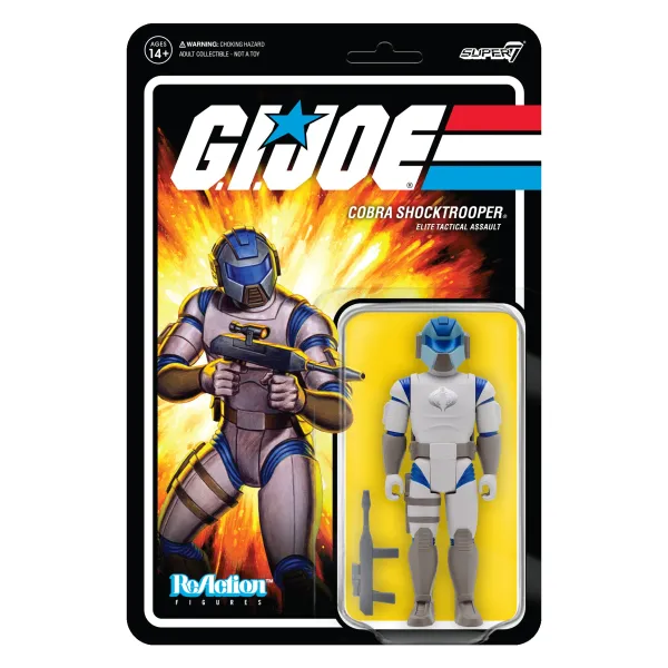 Super7 G.I. Joe^G.I. Joe Reaction Figures Wave 2 - Cobra Shocktrooper (Rifle C)