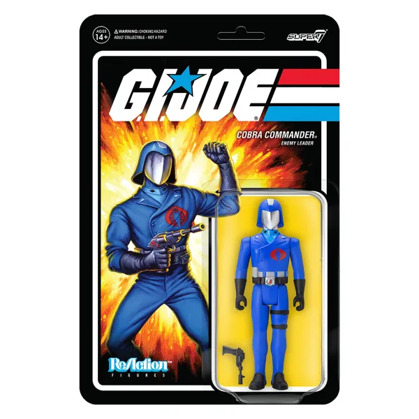 Super7 G.I. Joe^G.I. Joe Reaction Figures Wave 1 - Cobra Commander