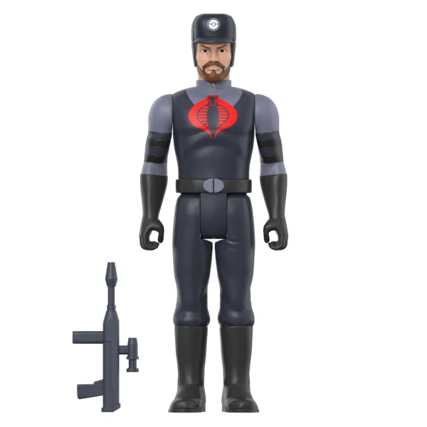 Super7 G.I. Joe^G.I. Joe Reaction Figures Wave 3 - Cobra Snakeling Factory Worker Beard (Tan)
