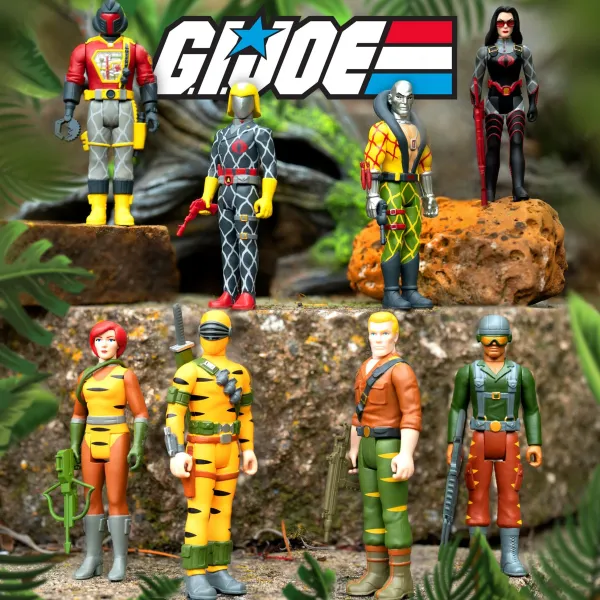 Super7 G.I. Joe^G.I. Joe Reaction Figures Wave 6 - Tiger Force & Python Patrol - Set Of 8