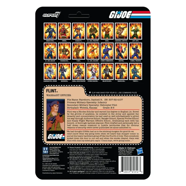 Super7 G.I. Joe^G.I. Joe Reaction Figures Wave 3 - Flint