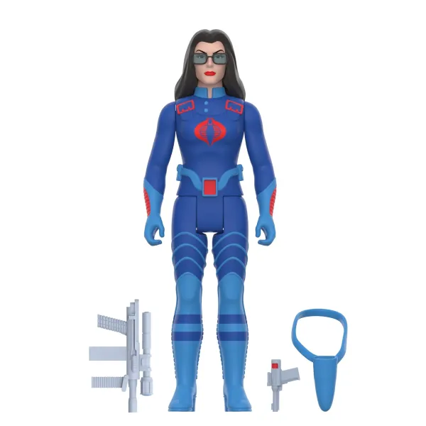 Super7 G.I. Joe^G.I. Joe Reaction Figures Wave 7 - Baroness (Cartoon Dark Blue) [Exclusive]