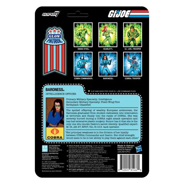 gi_joe_reaction_figures_w_3-15.webp Super7 G.I. Joe^G.I. Joe Reaction Figures Wave 1B - Baroness (Glow Patrol)