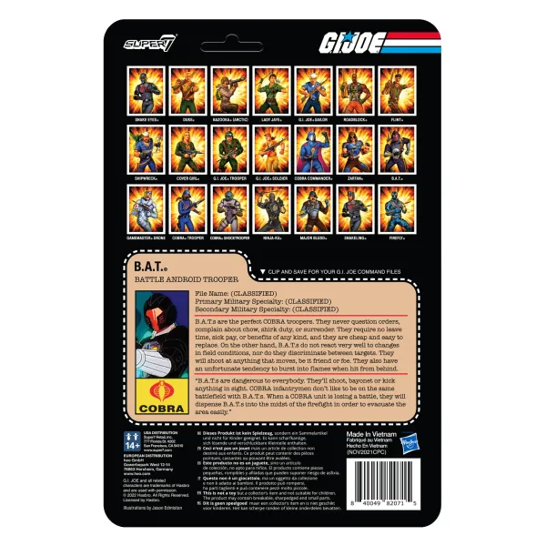 Super7 G.I. Joe^G.I. Joe Reaction Wave 4 - Cobra B.A.T.