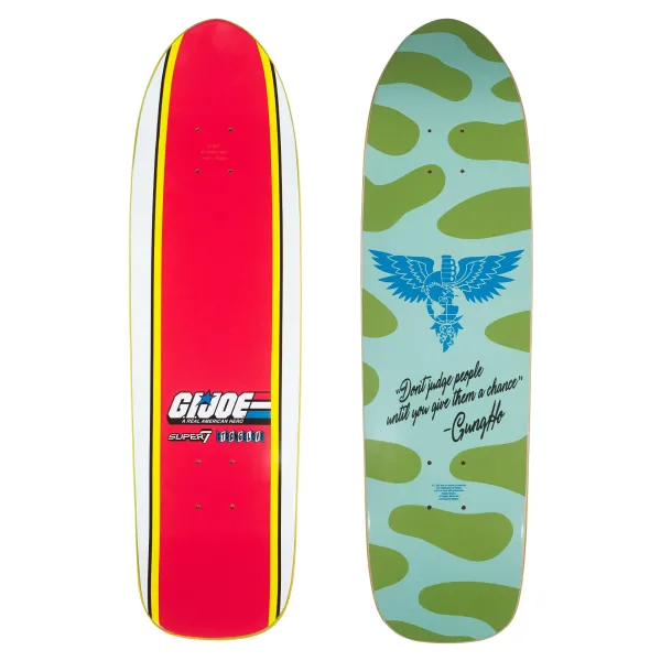 Super7 G.I. Joe^G.I. Joe Skateboard Deck - Don'T Judge Psa (Strangelove Collaboration)