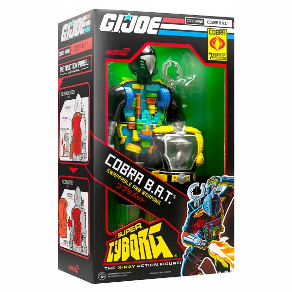 Super7 G.I. Joe^G.I. Joe Super Cyborg Cobra B.A.T. (Original)