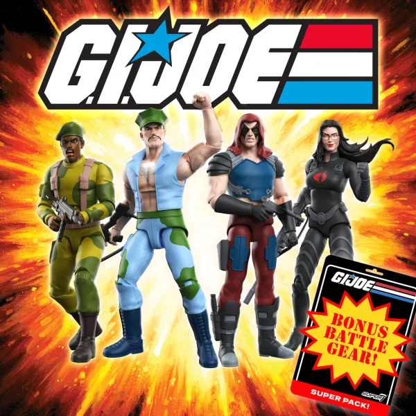 Super7 G.I. Joe^G.I. Joe Ultimates! Wave 4 - Baroness, Gung-Ho, Stalker & Zartan (+ Super Pack)