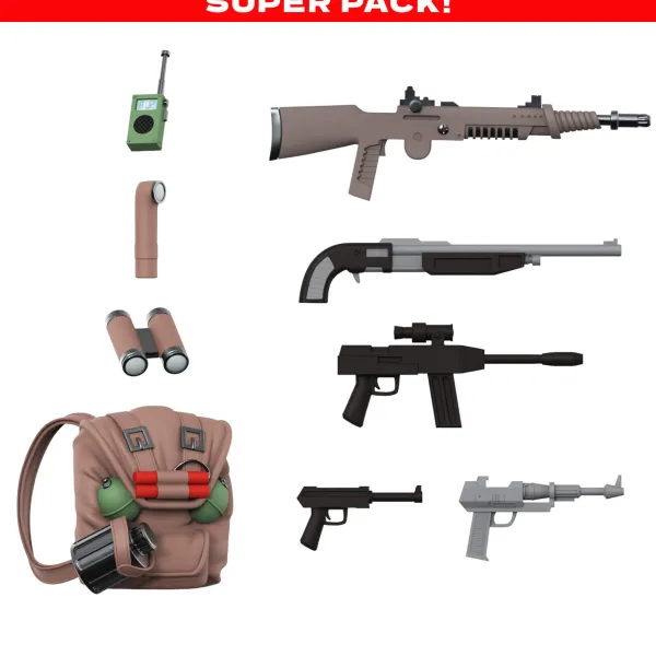 Super7 G.I. Joe^G.I. Joe Ultimates! Wave 4 - Baroness, Gung-Ho, Stalker & Zartan (+ Super Pack)