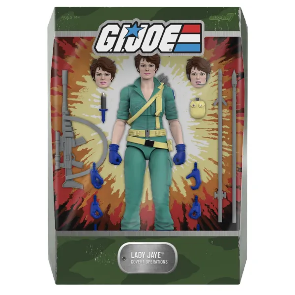 Super7 G.I. Joe^G.I. Joe Ultimates! Wave 06 (Dic) - Lady Jaye (Teal)