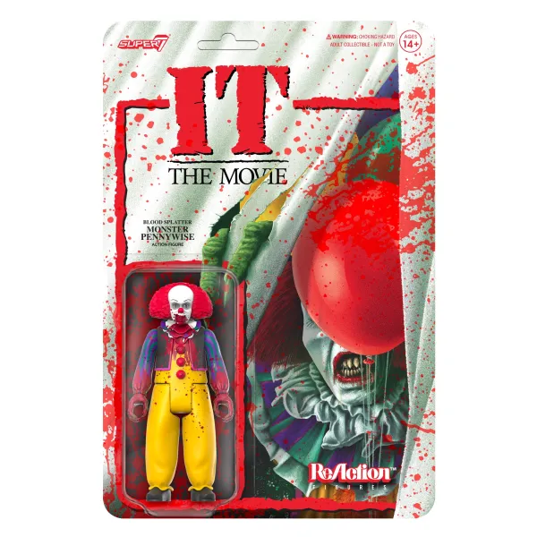 Super7 It^It Reaction Figure - Pennywise Monster (Blood Splatter)